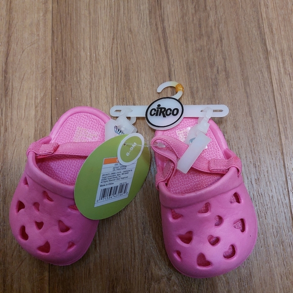 NEW Circo Clogs Crocs 6-9 m pink baby girl shoes - Picture 4 of 6